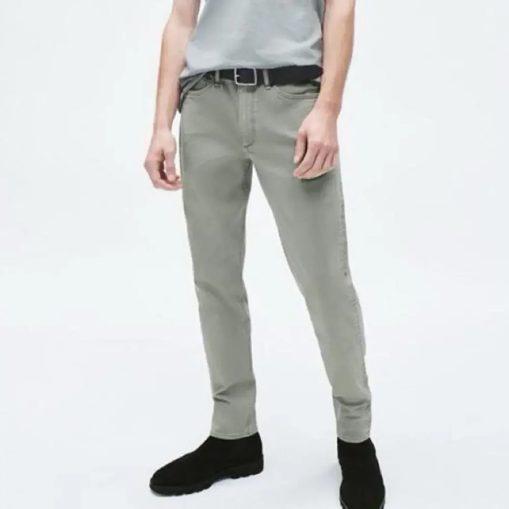 Rag & Bone Fit 2 Aero Stretch Slim Fit Jeans Dark Mint Sage Green Grey 31W